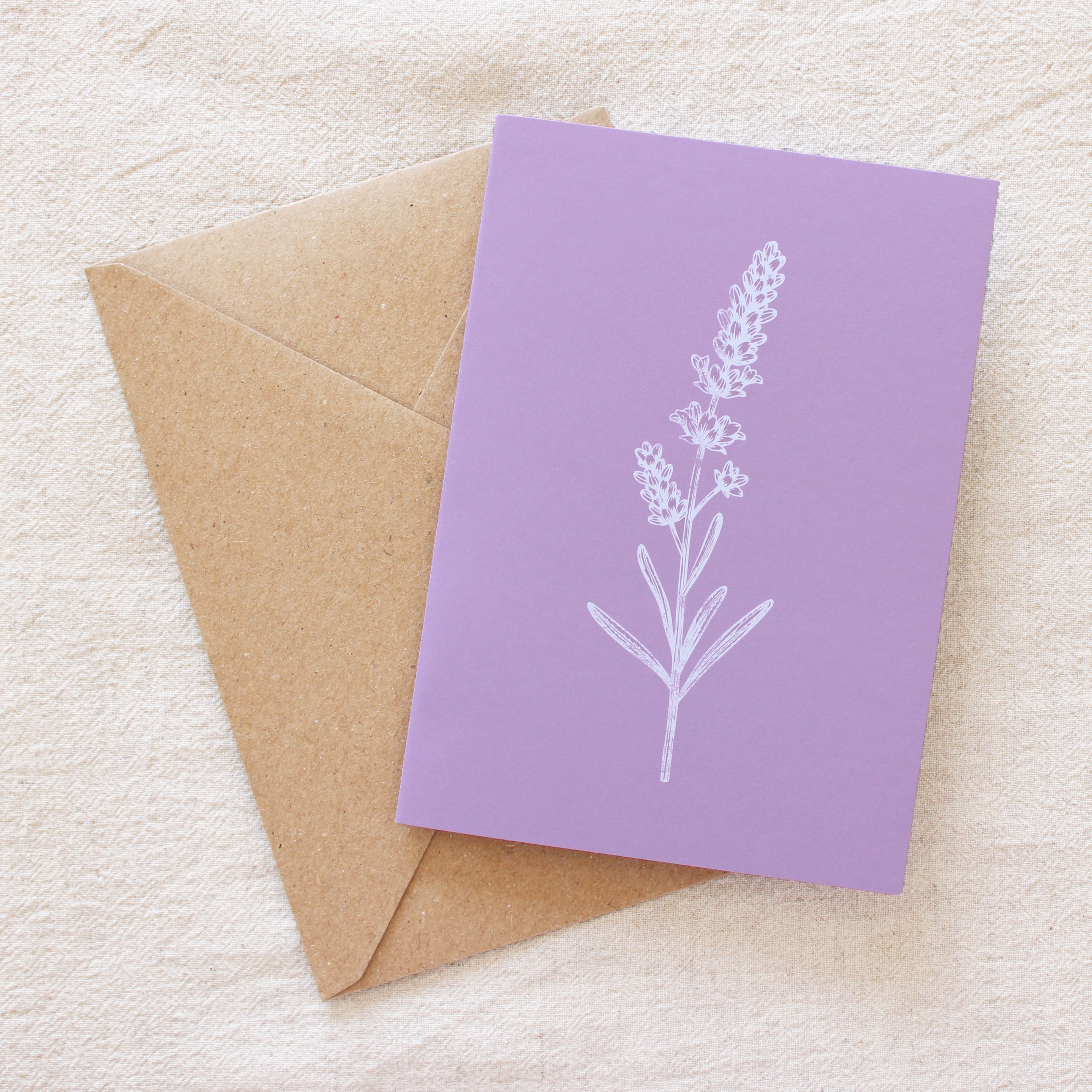 Lavender - A6 Card
