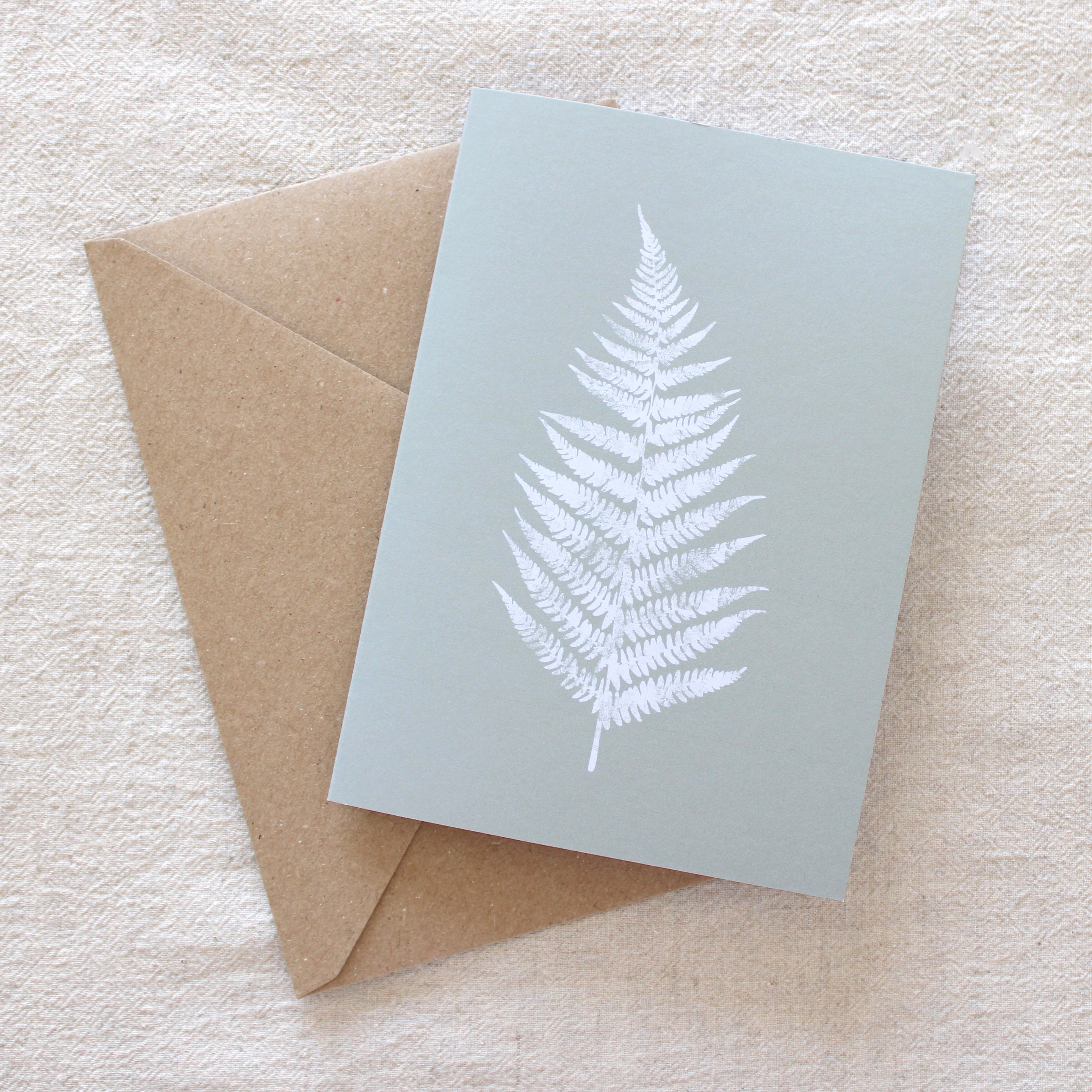 Sage Fern - A6 Card