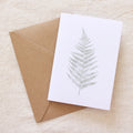 White Fern - A6 Card