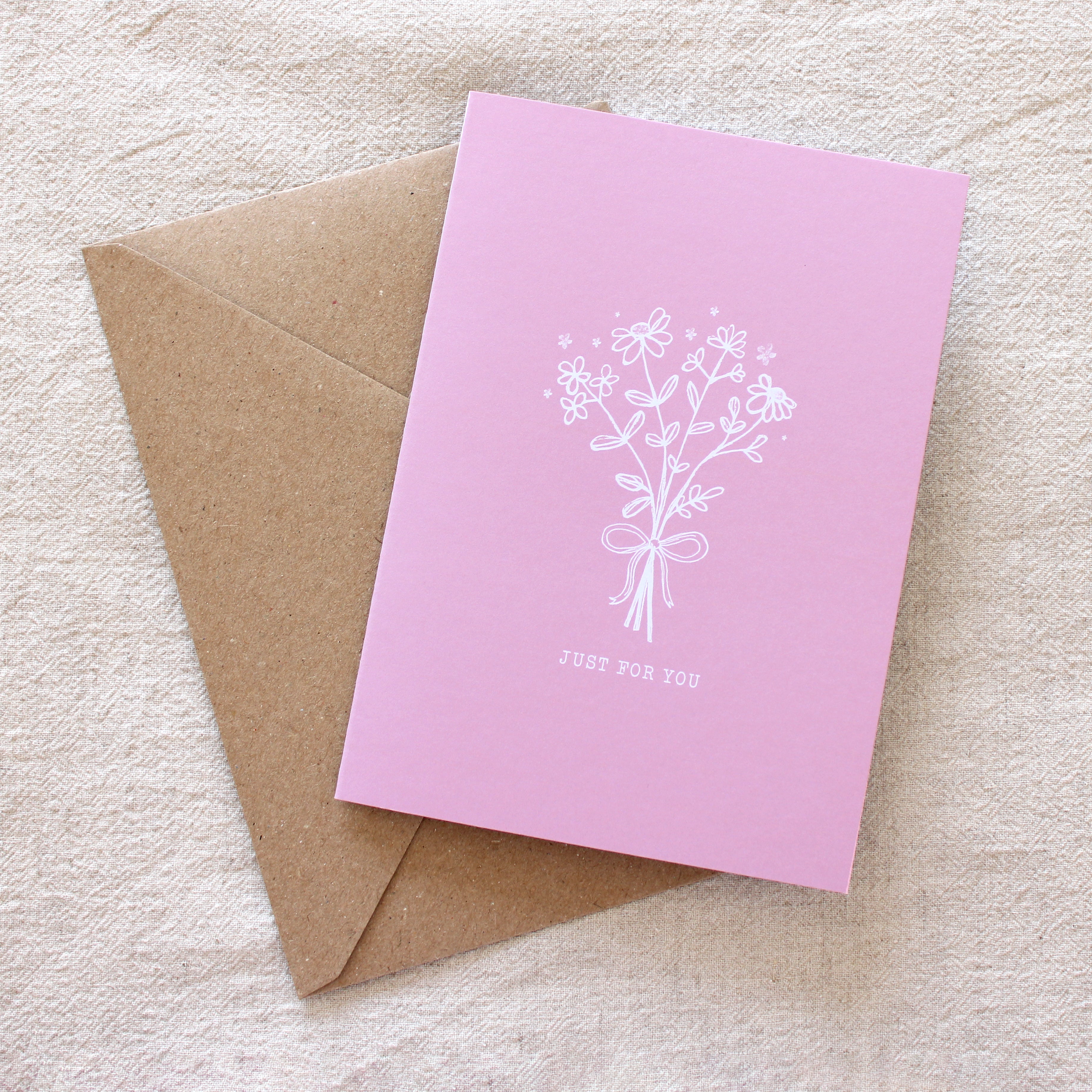 Blush Bouquet - A6 Card