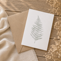White Fern - A6 Card